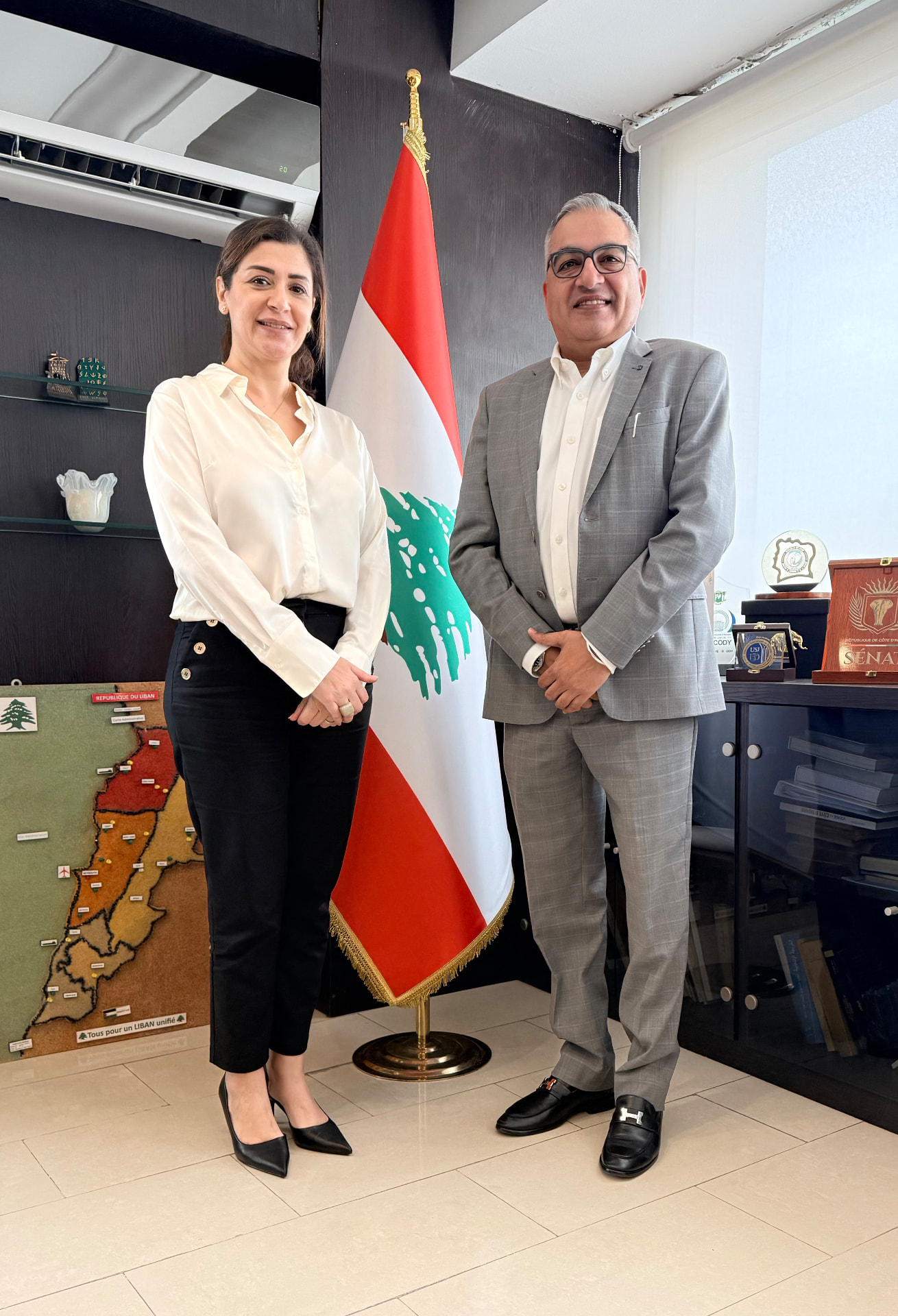 Meeting with Ms Magida Karachi, Ambassador of Lebanon in Ivory Coast