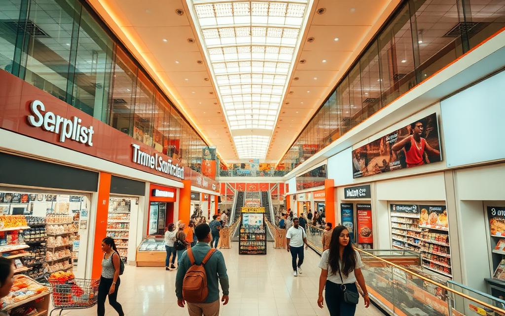 Modern retail, supermarket and F&B development